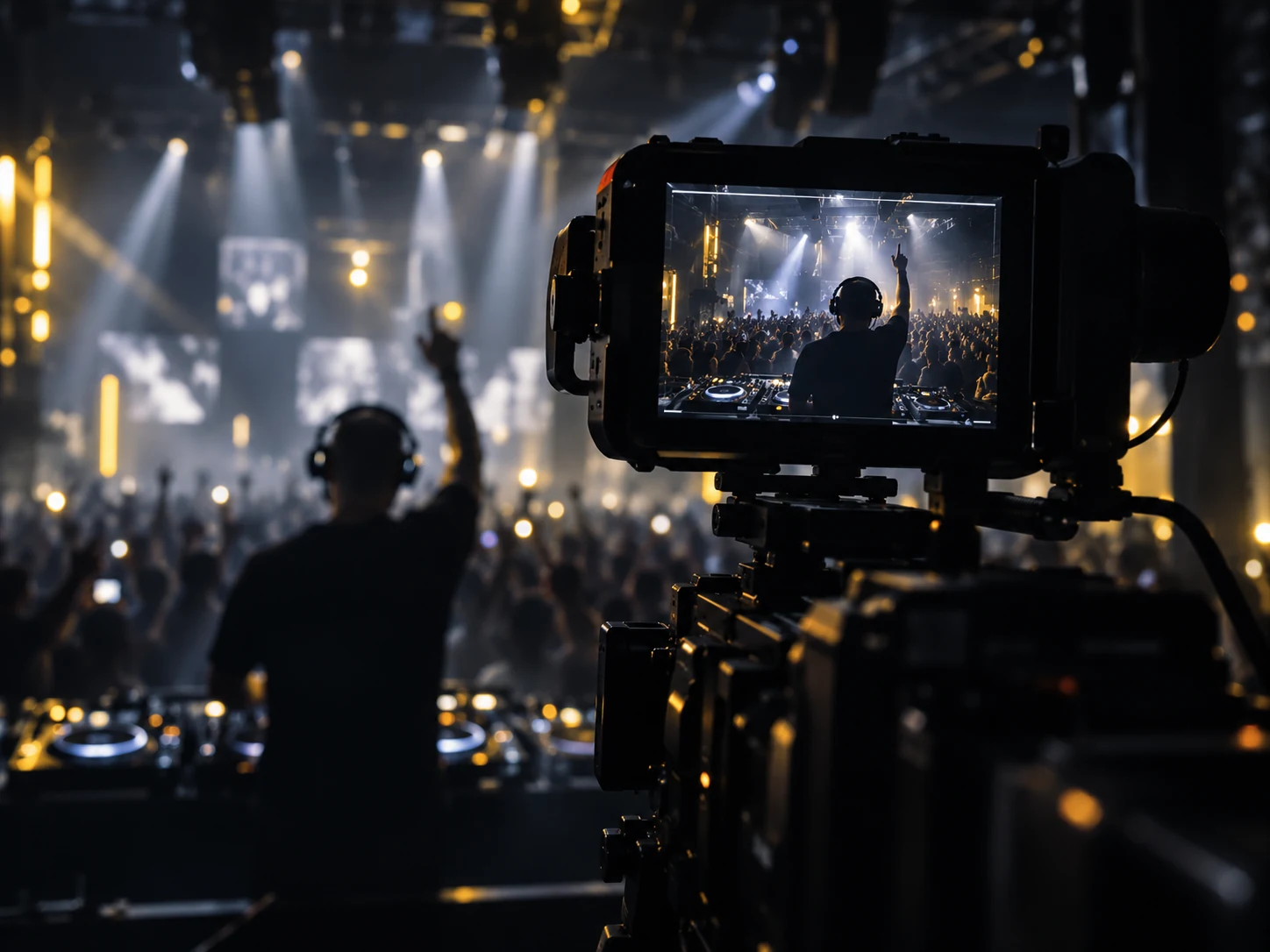 Multicam DJ set video preview