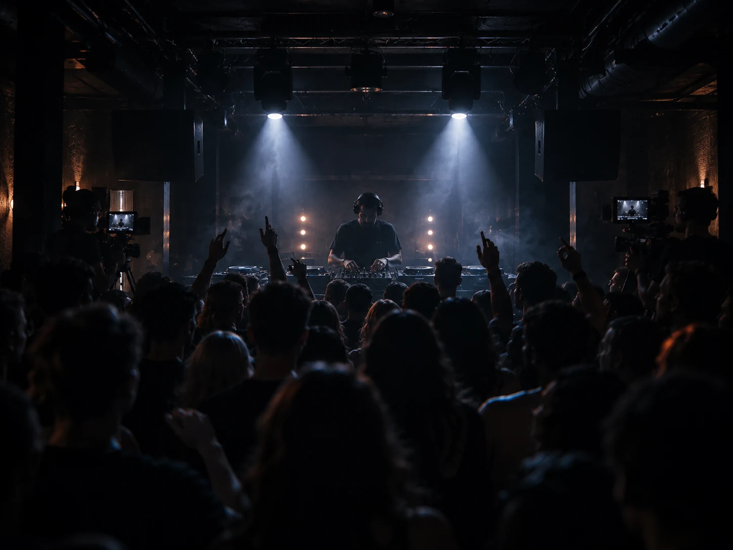 DJ in an intimate club